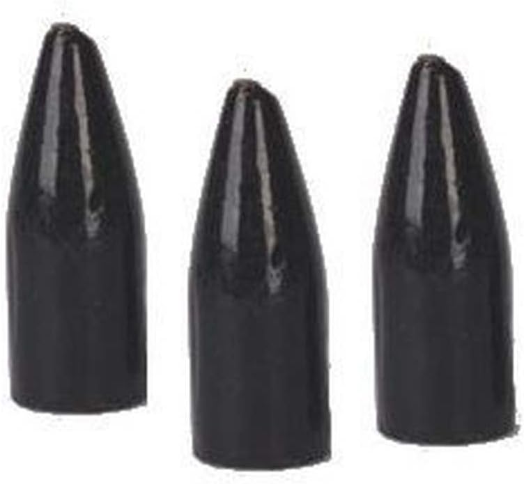 Bullet Weights Worm Weight - 5 Pack (Black, Brown, Watermelon Pepper) for Bass Fishing Lures & Soft Plastic Baits - Perfect for Texas Rig and Carolina Rig Setups