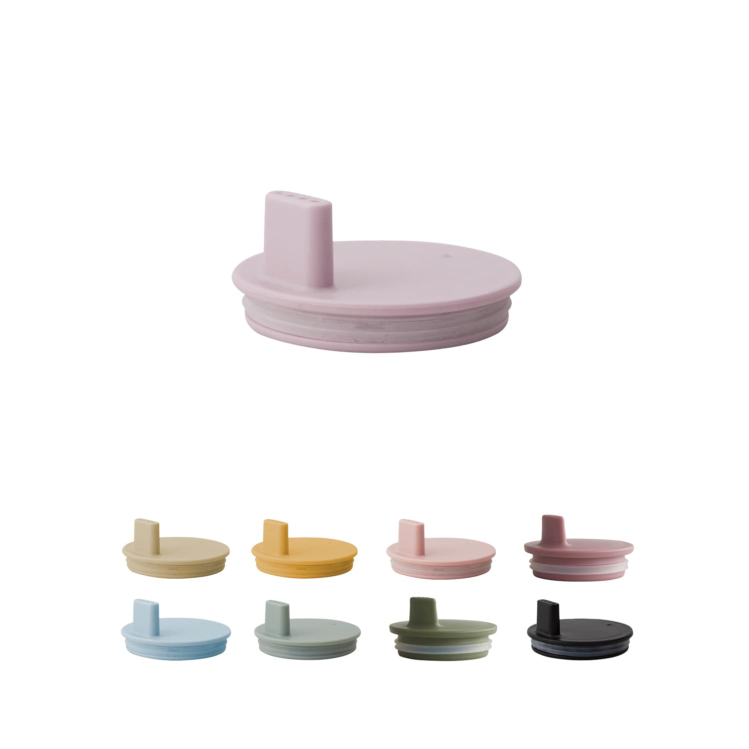 Design Letters Sippy Cup Lids for Melamine Cups - BPA Free Baby & Toddler Drink Lids | Durable, Dishwasher Safe & Food Safe | Perfect for Daycare, Travel & Home Use | Designed in Denmark