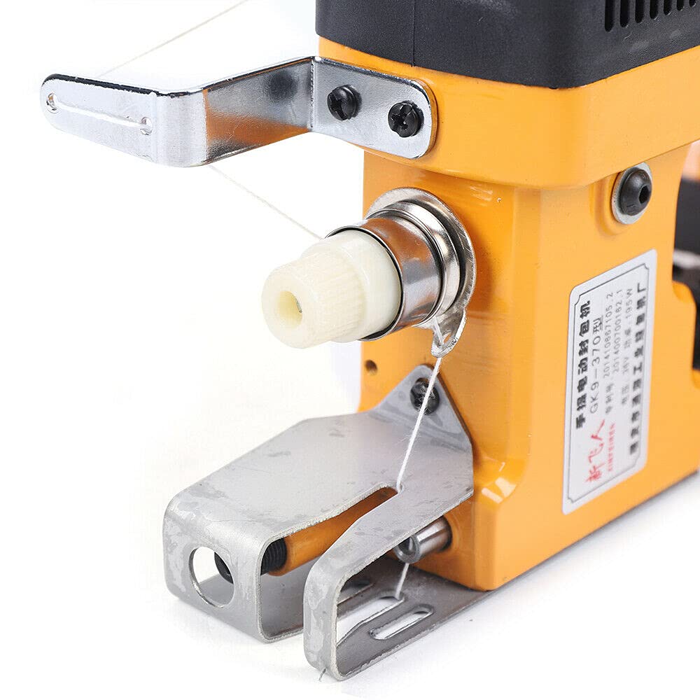 Heavy Duty Industrial Electric Bag Sewing Machine - Portable Handheld Stitching Closer for Kraft Paper Bags, Woven Bags & Express Packages | Perfect for Packaging, Shipping & Warehouse Use