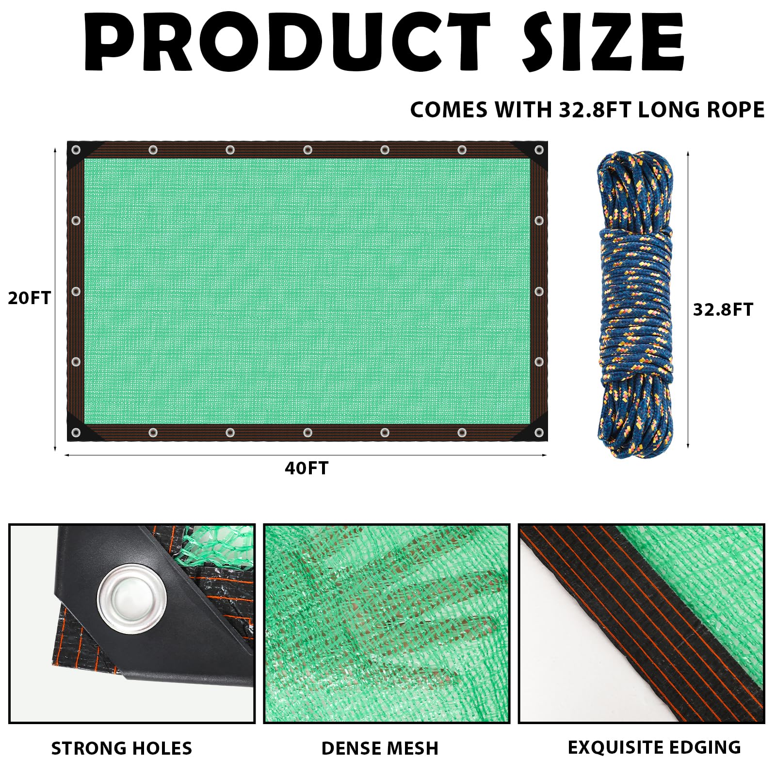 **20 x 40ft Heavy-Duty Rectangle Mesh Pool Cover for Inground Pools – Reinforced Edge Rope & Durable Leaf Net – Keeps Leaves & Debris Out – Ideal for Autumn, Winter & Summer Pool Protection**    *(Perfect for Seasonal Pool Maintenance, Safety & Cleanliness – Reduces Cleaning Time & Extends Pool Life!)*