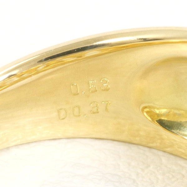 18K Yellow Gold Diamond Ring for Women - Elegant Solitaire Engagement & Wedding Band - Perfect for Proposals, Anniversaries & Special Occasions