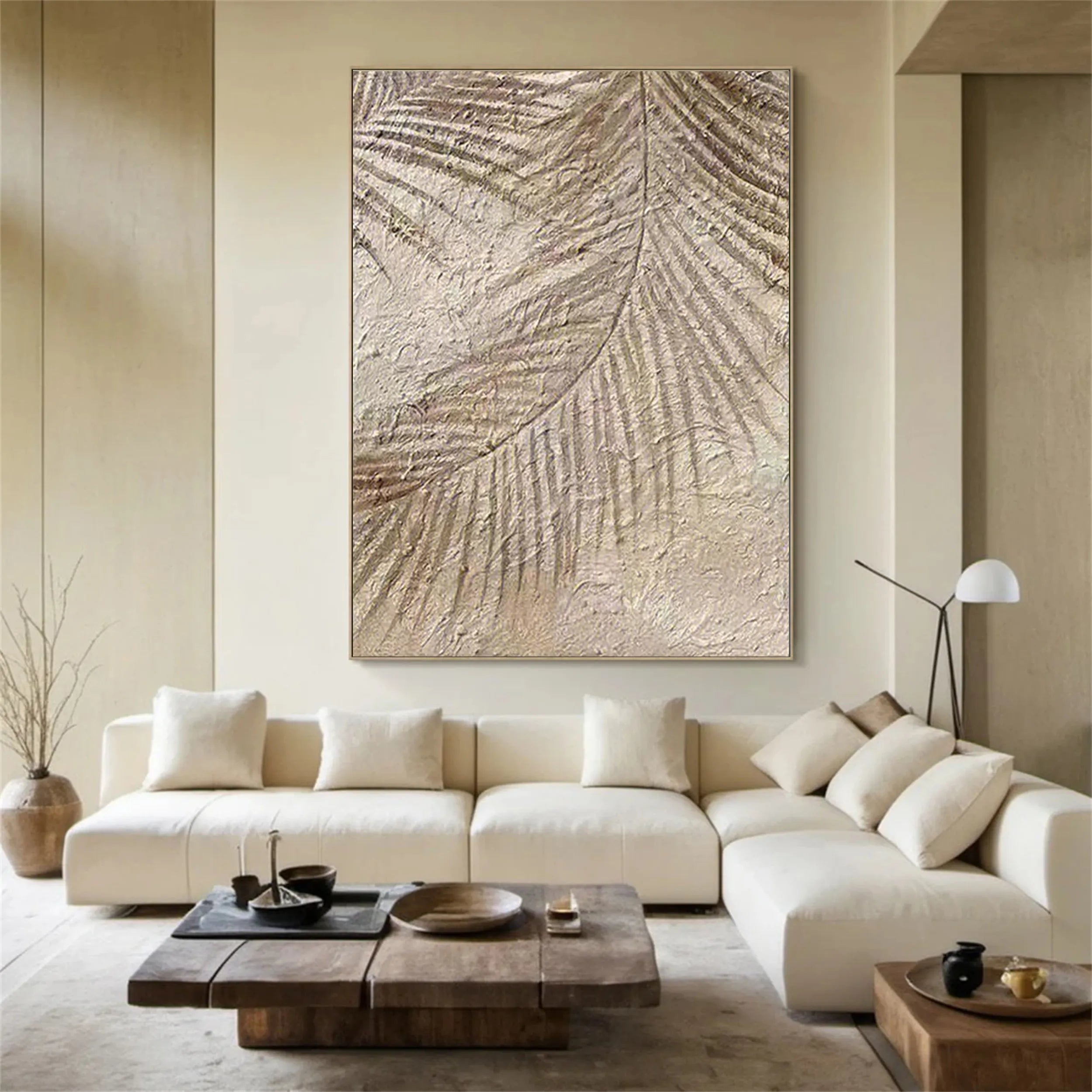 Flower and Tree Painting #FT 084 - Handmade Canvas Wall Art for Home & Office Decor - Perfect for Living Room, Bedroom, and Office Spaces