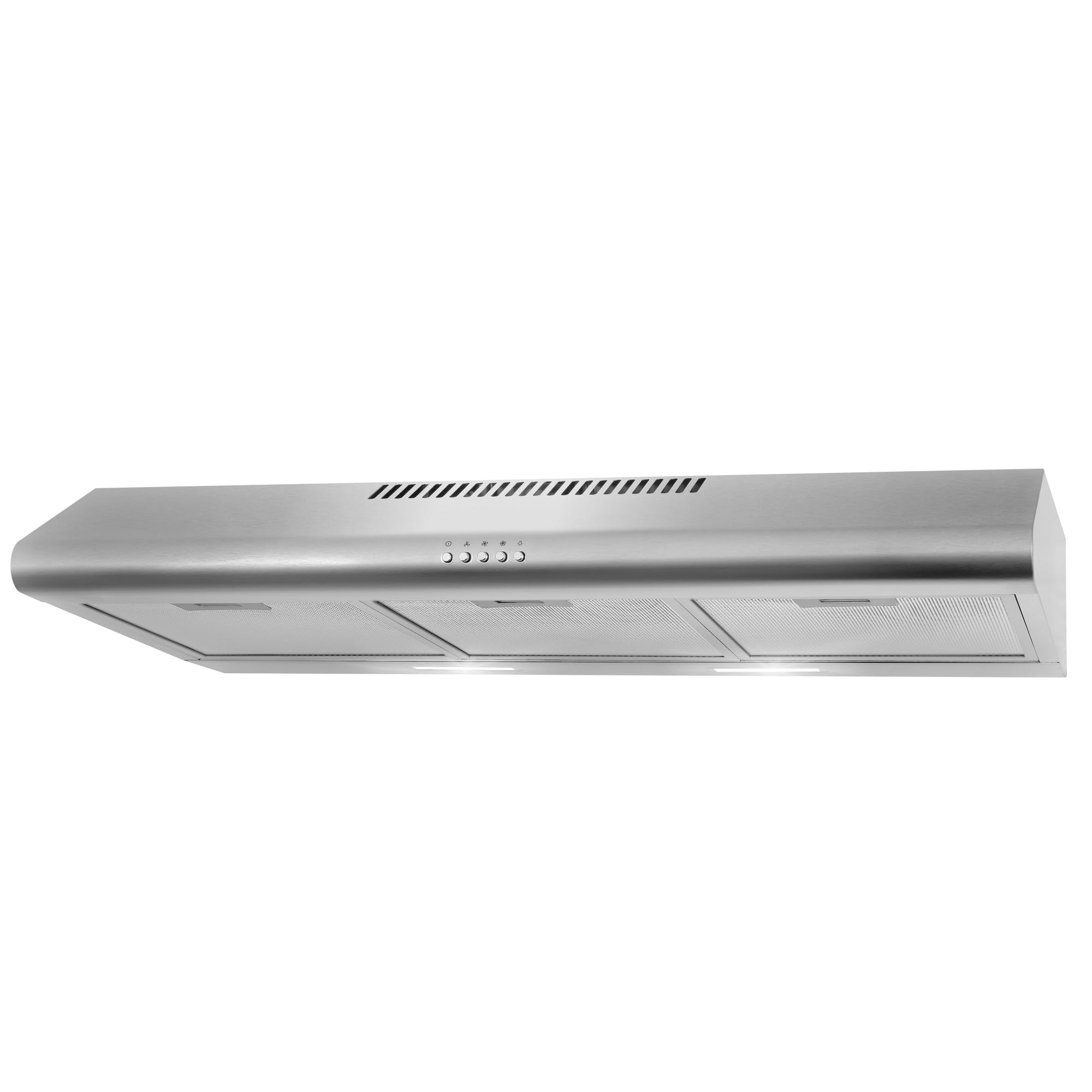 COSMO COS-5MU36 36-inch Stainless Steel Under Cabinet Range Hood with LED Lights, Reusable Filters & Button Controls | Delta Collection | Perfect for Kitchen Ventilation & Smoke Removal