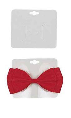 SSWBasics White Barrette Cards - 1000 Pack for Hair Clip & Bow Display - Durable Hair Accessory Holder & Organizer - Perfect for Retail Stores, Salons & DIY Craft Projects