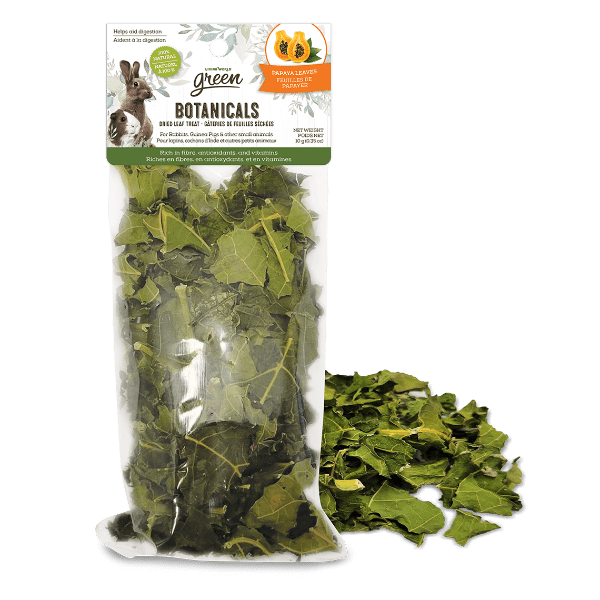 Organic Dried Papaya Leaves for Dogs & Cats - Natural Digestive Aid & Healthy Treat - Perfect for Training Rewards, Anxiety Relief, and Dental Care