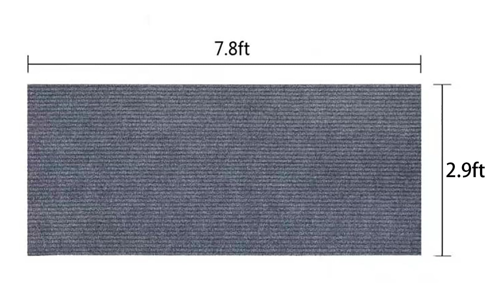 2.9 ft x 7.8 ft Self-Adhesive Marine Boat Carpet - Waterproof, Cuttable & Easy to Clean - Perfect for Boats, Outdoor Decks, Indoor Passageways & Marine Applications