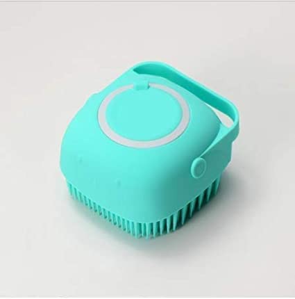 CHITDAX Silicone Body Scrubber & Exfoliating Shower Brush with Soap Dispenser - Soft Bath Brush for Kids & Adults - Pack of 2 Multicolor - Perfect for Gentle Exfoliation & Deep Cleansing in Shower or Bath