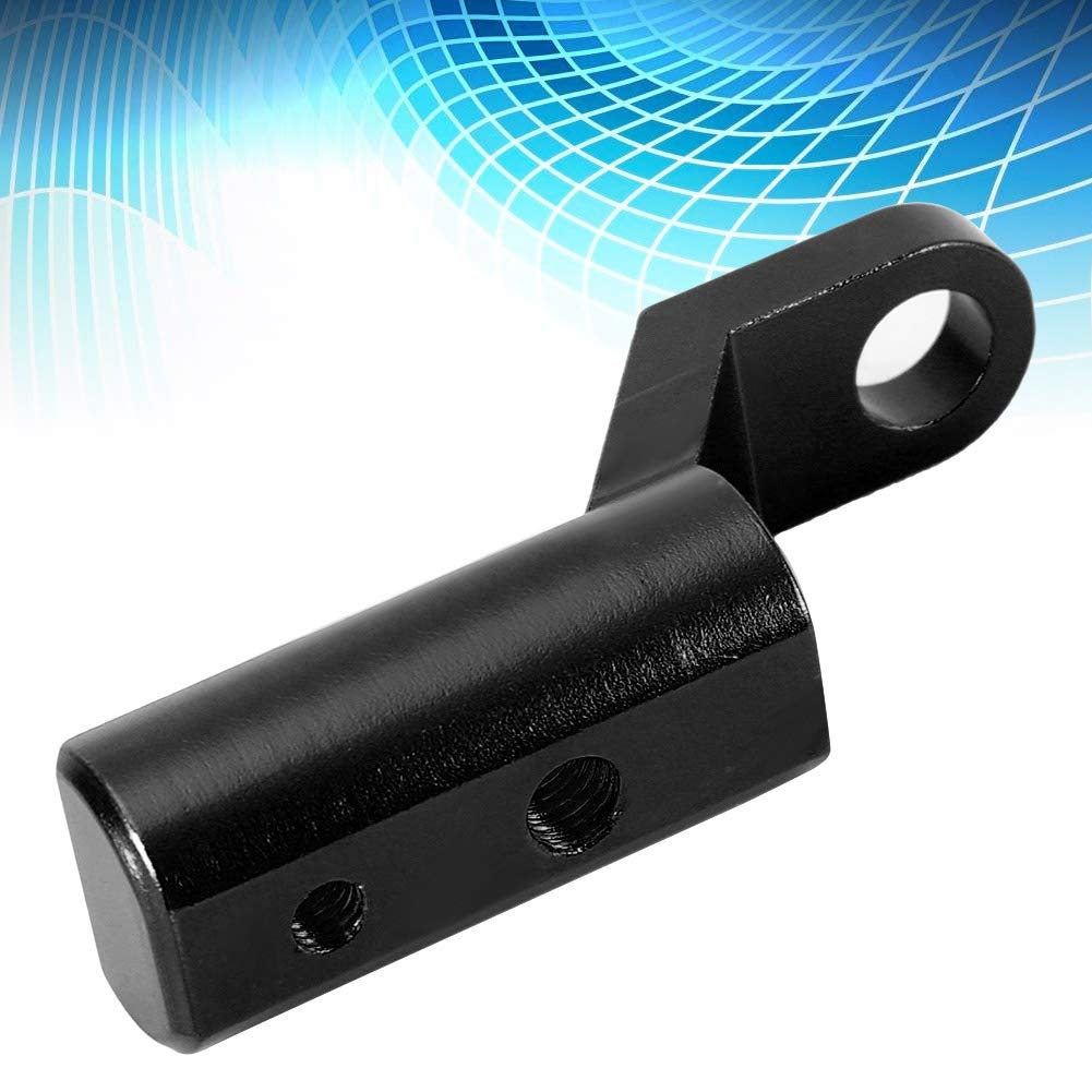 Motorcycle Mirror Extensions & Mount Bracket - Black for Enhanced Rearview Safety