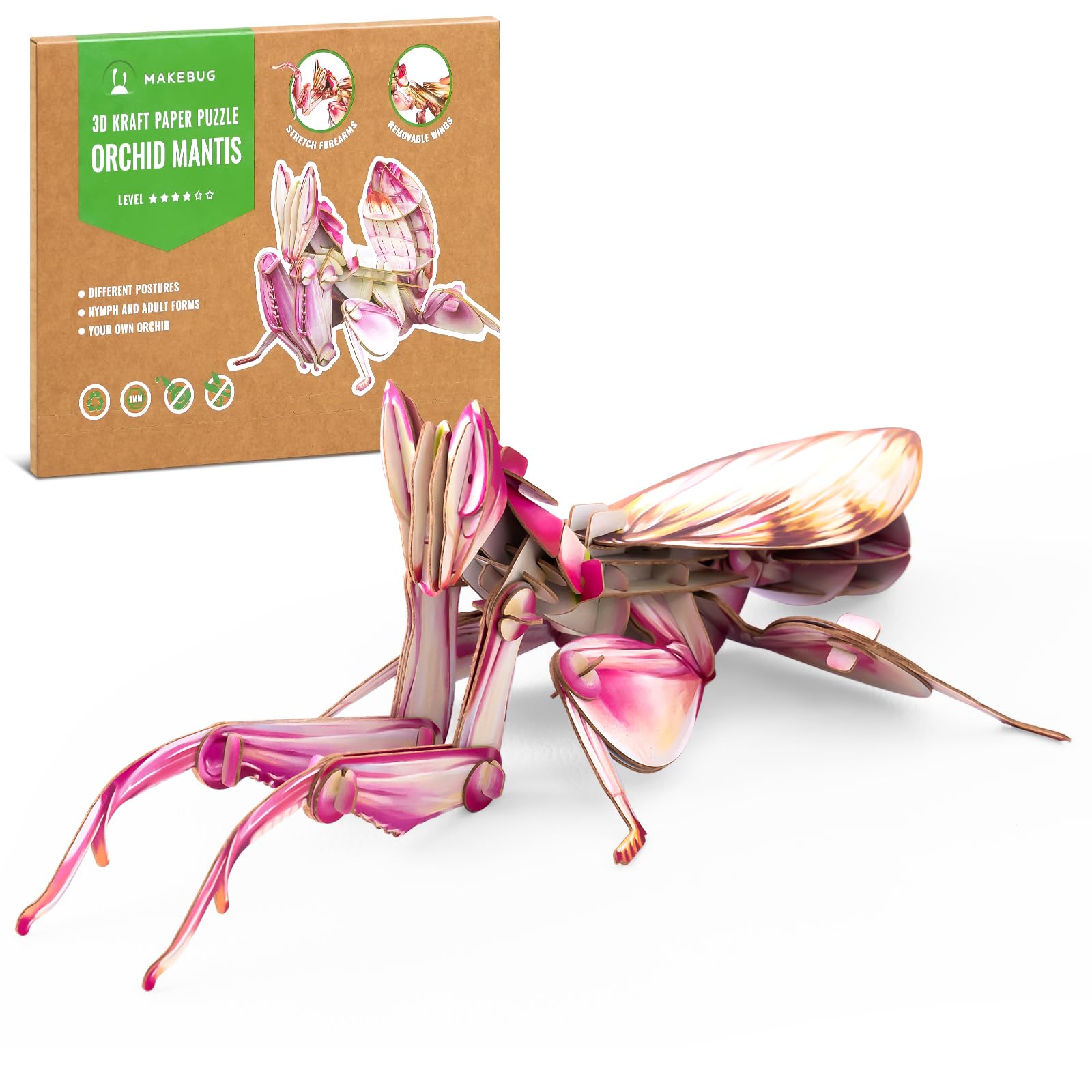 3D Elephant Puzzle for Kids Ages 7-12 - Interactive Paper Model with Sound Effects | STEM Learning Toy, Creative Gift for Boys & Girls | Perfect for Birthday Presents, Classroom Activities & Family Bonding Time