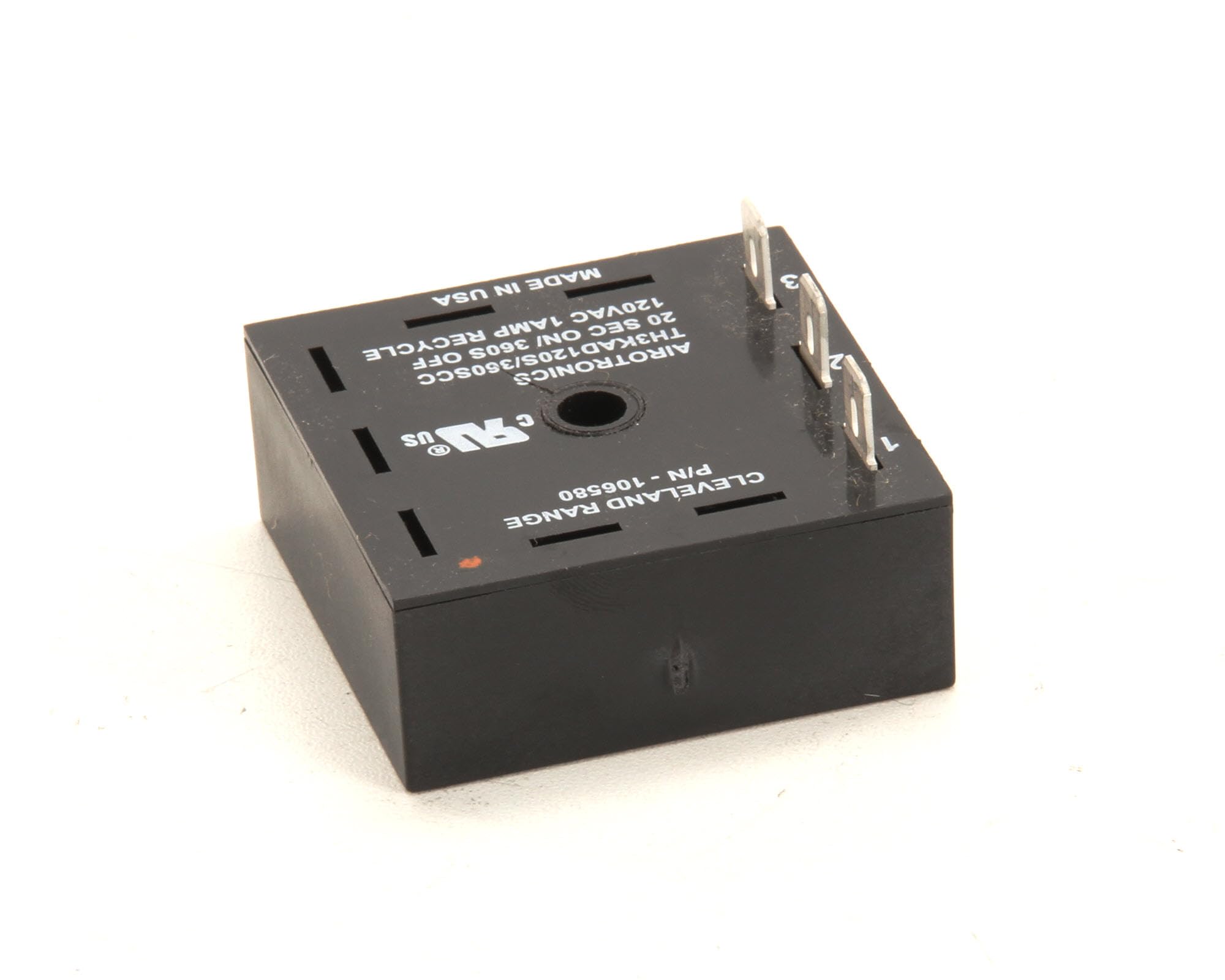 Cleveland 106580 20-Second On 6-Minute Off Timer - Perfect for Irrigation Systems, Lighting Controls & Industrial Automation