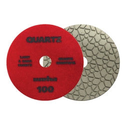 5-Piece Weha Quartz Polishing Pad Set for Stone Countertops - Wet/Dry Use for Granite, Marble, Quartz & Concrete Surfaces - Perfect for Countertop Restoration & DIY Home Improvement Projects
