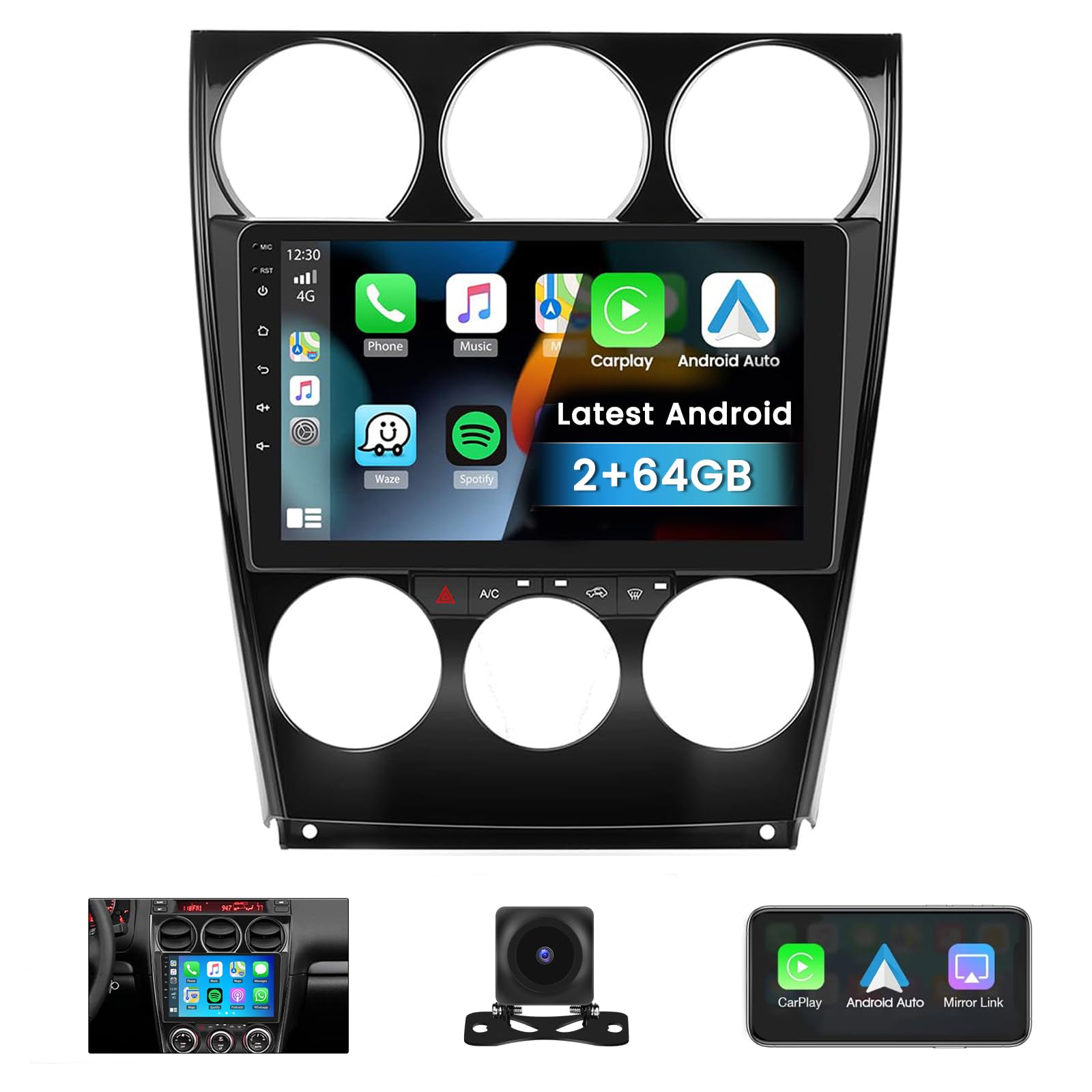 Android 13 Car Stereo for Mazda 6 Atenza 2004-2014 - 9