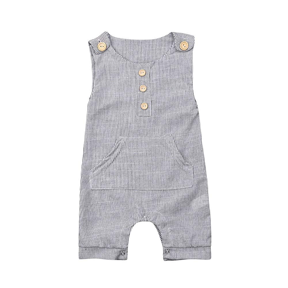 **Douhoow Unisex Baby Overalls Jumpsuit - Short Legs Romper for Infant Boys & Girls | Soft & Comfortable for Playtime, Outings & Daily Wear**