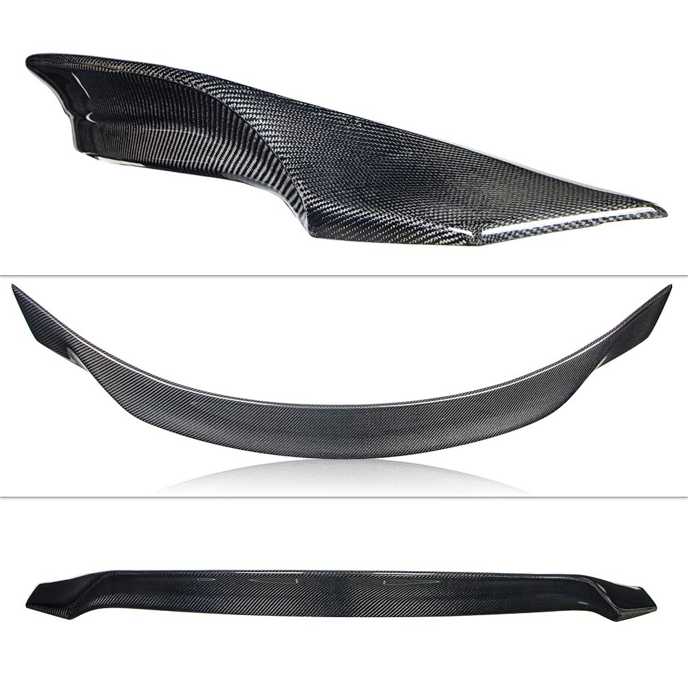 AeroBon Real Carbon Fiber Trunk Spoiler for 2013-2023 Maserati Ghibli - AS Style Rear Wing Spoiler - High Performance & Lightweight - Perfect for Street Racing & Car Shows