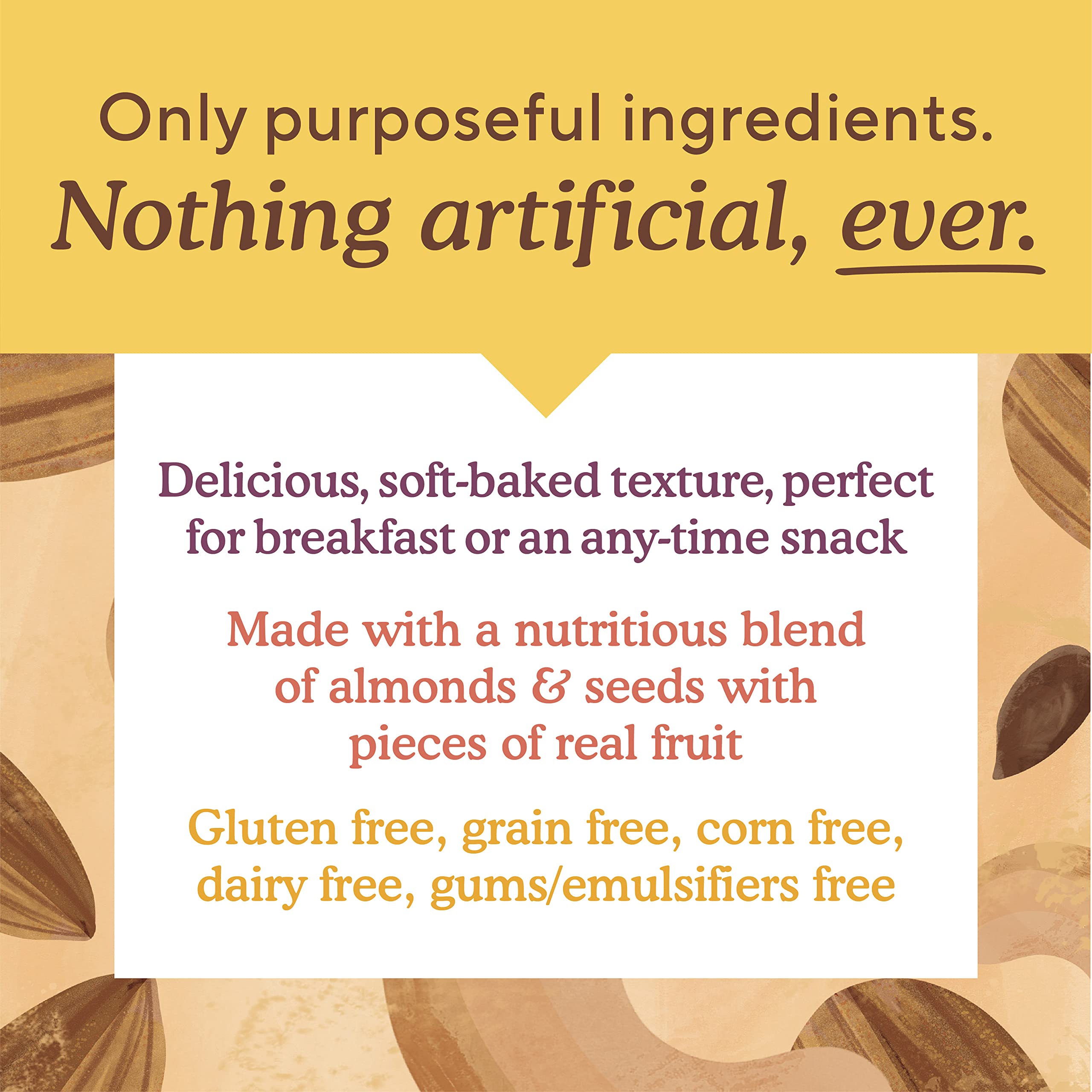 Soft Baked Nutty Banana Bread Almond Protein Bars - 6 Pack (5.99 oz Each) | Healthy Snacks for Workouts, Hiking & On-the-Go Energy Boost