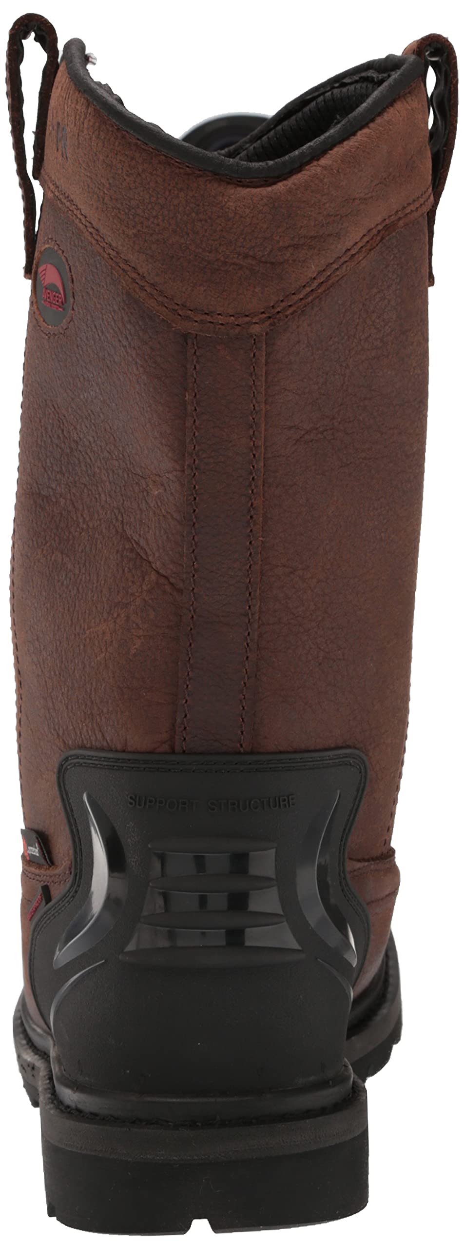 FSI FOOTWEAR SPECIALTIES INTERNATIONAL Men's Hammer Work Boot - Industrial Safety Shoes, Brown Leather, Size 7.5 - Durable Steel Toe Construction for Construction & Warehouse Workers