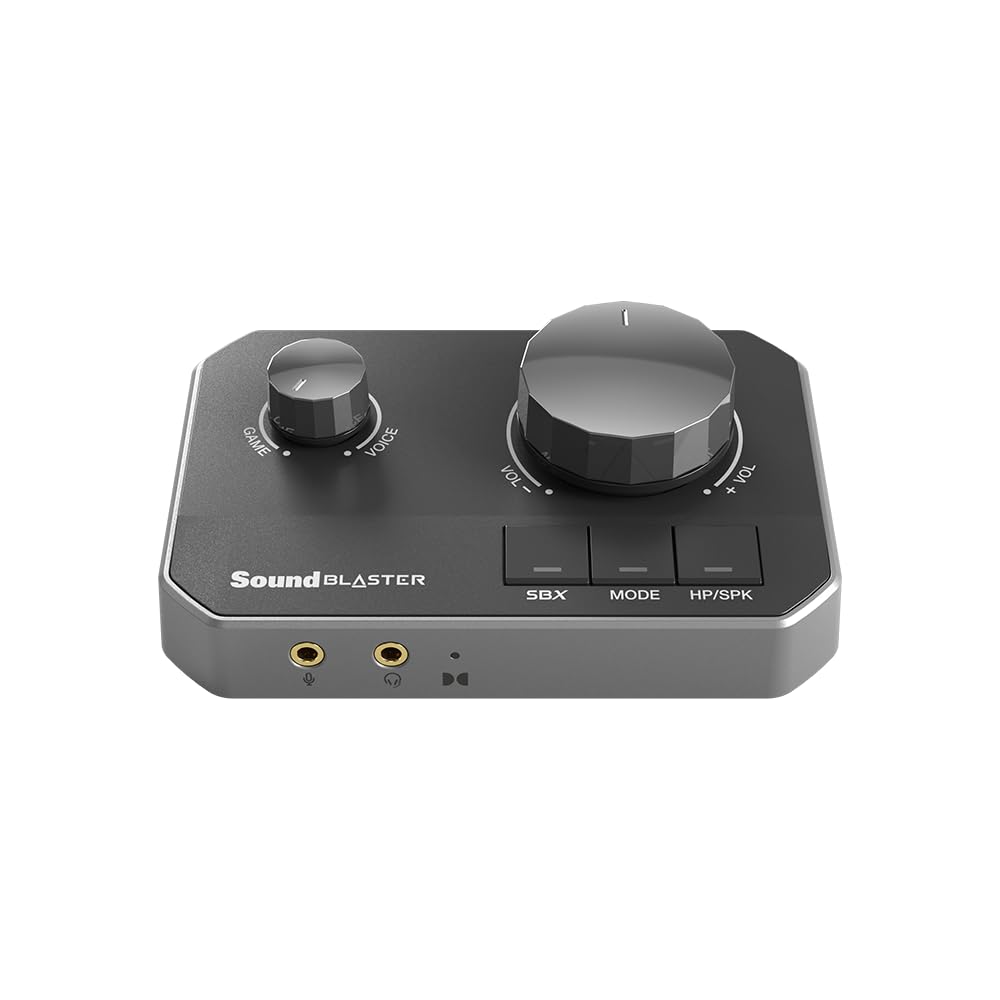 Creative Sound Blaster G8 USB DAC - High Resolution Gaming Audio Mixer with Dual USB Ports, Customizable Acoustic Engine & 10-Band Equalizer for PC, PS5, and Streaming Setup