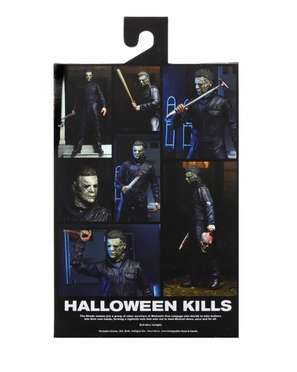 Halloween Kills Ultimate Michael Myers Action Figure - Collectible Horror Movie Character for Halloween Decor & Horror Fans Collection