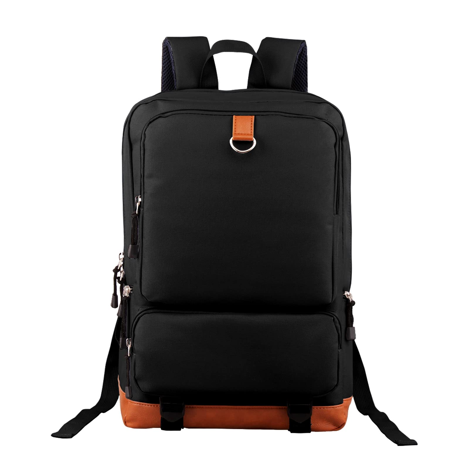 Waterproof Lightweight School Backpack with Multi-Pockets - Large Capacity Laptop Book Bag for Men, Women & Kids - Perfect for College, Work, Travel & Commuting (Black)
