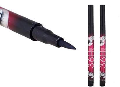 36H Waterproof Long-Lasting Liquid Eyeliner Pen - 2 Pack (Black, 20g) | Smudge-Proof Precision Makeup for Daily Wear, Parties & Special Occasions