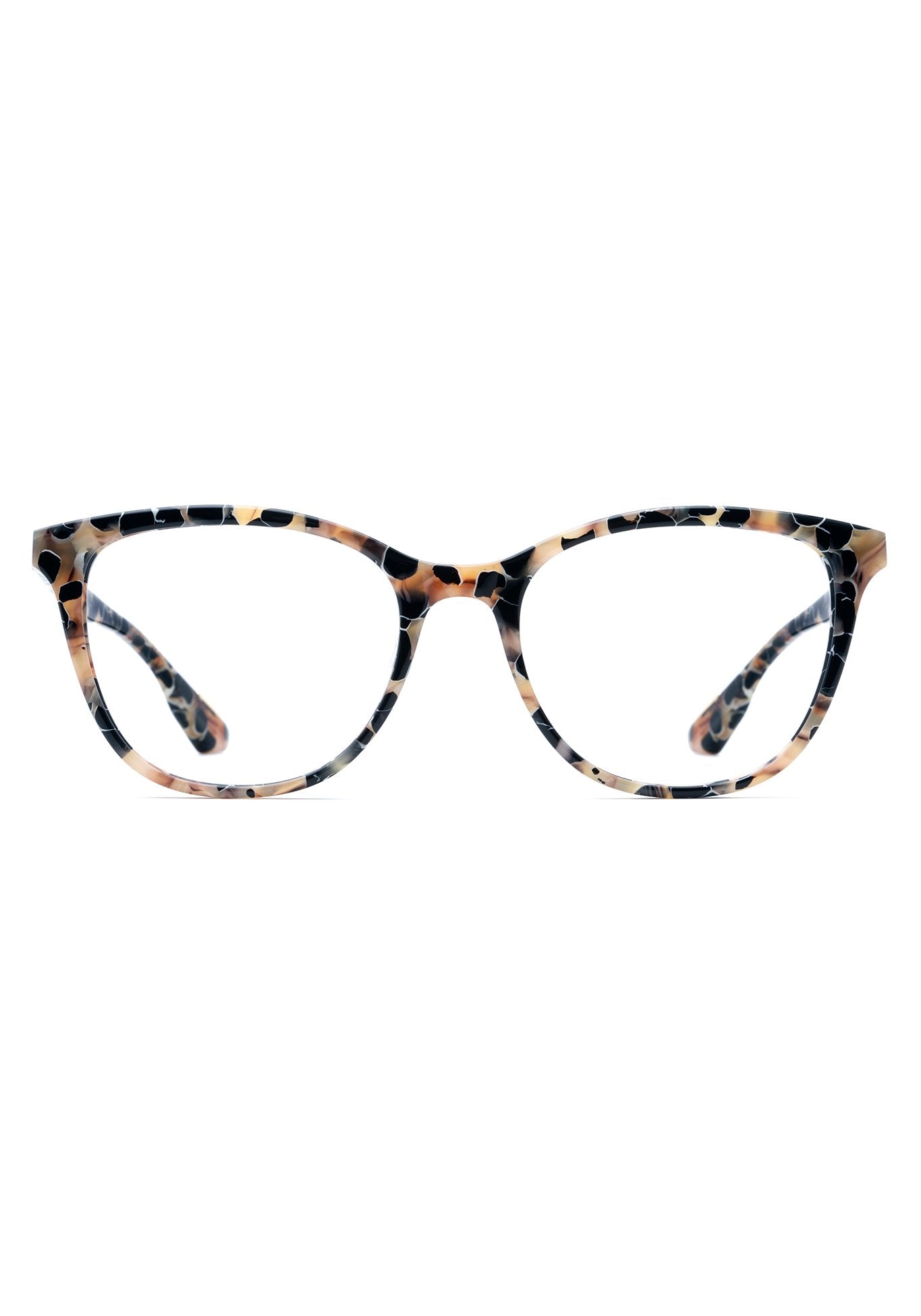 Melrose Crema Eyeglasses - Stylish & Lightweight Acetate Frames for Women & Men - Perfect for Reading, Work & Everyday Wear