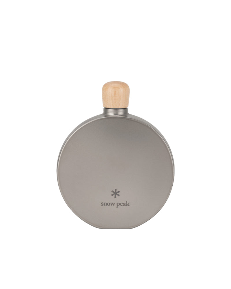 Premium 150mL Round Titanium Flask - Lightweight, Durable & Leak-Proof for Outdoor Adventures, Camping & Travel