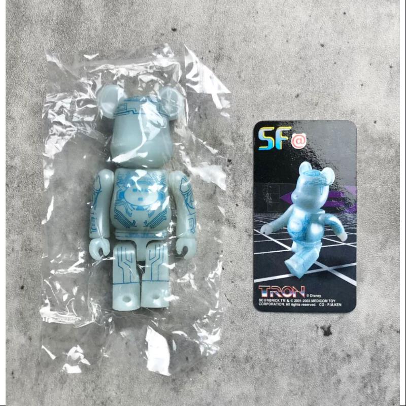 Bearbrick Series 6 SF TRON 100% Collectible Vinyl Art Toy - Limited Edition Futuristic Design for Display, Gift & Anime Fans Collection