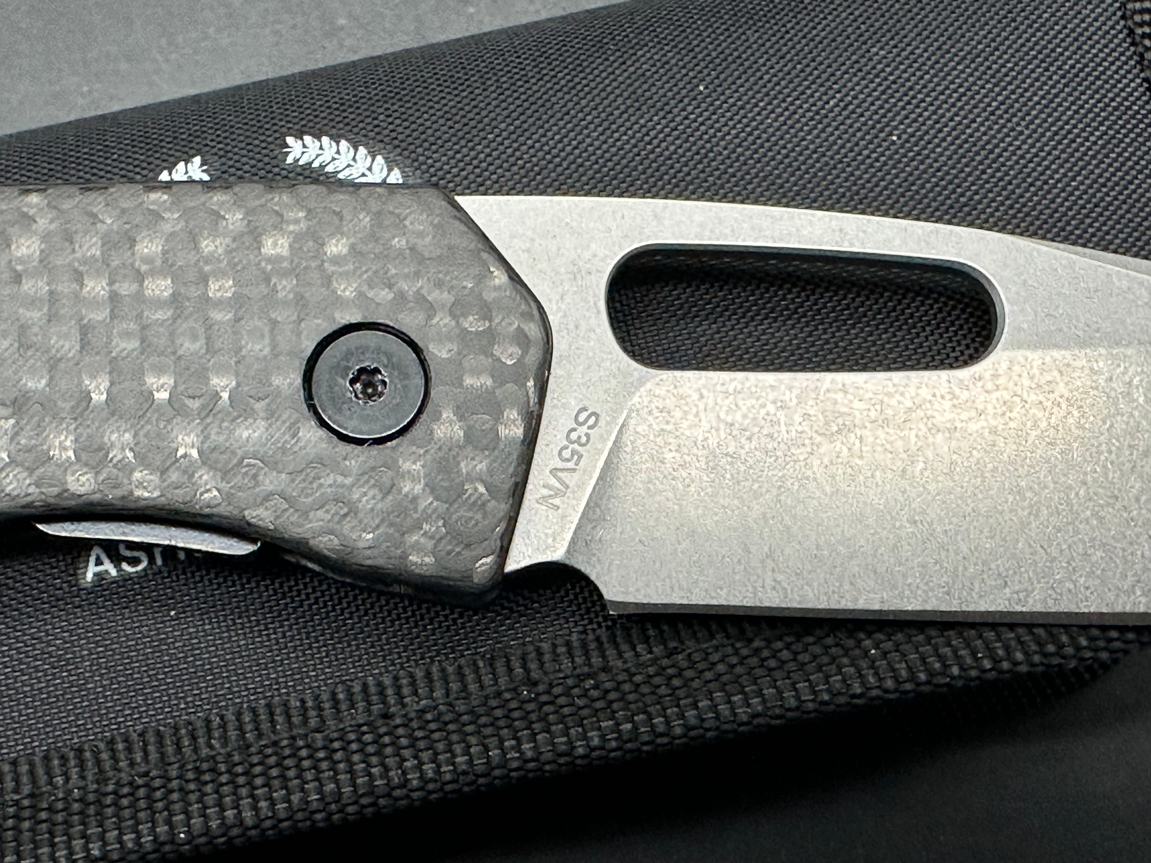 Asher Spiro CF Folding Knife - 3.2