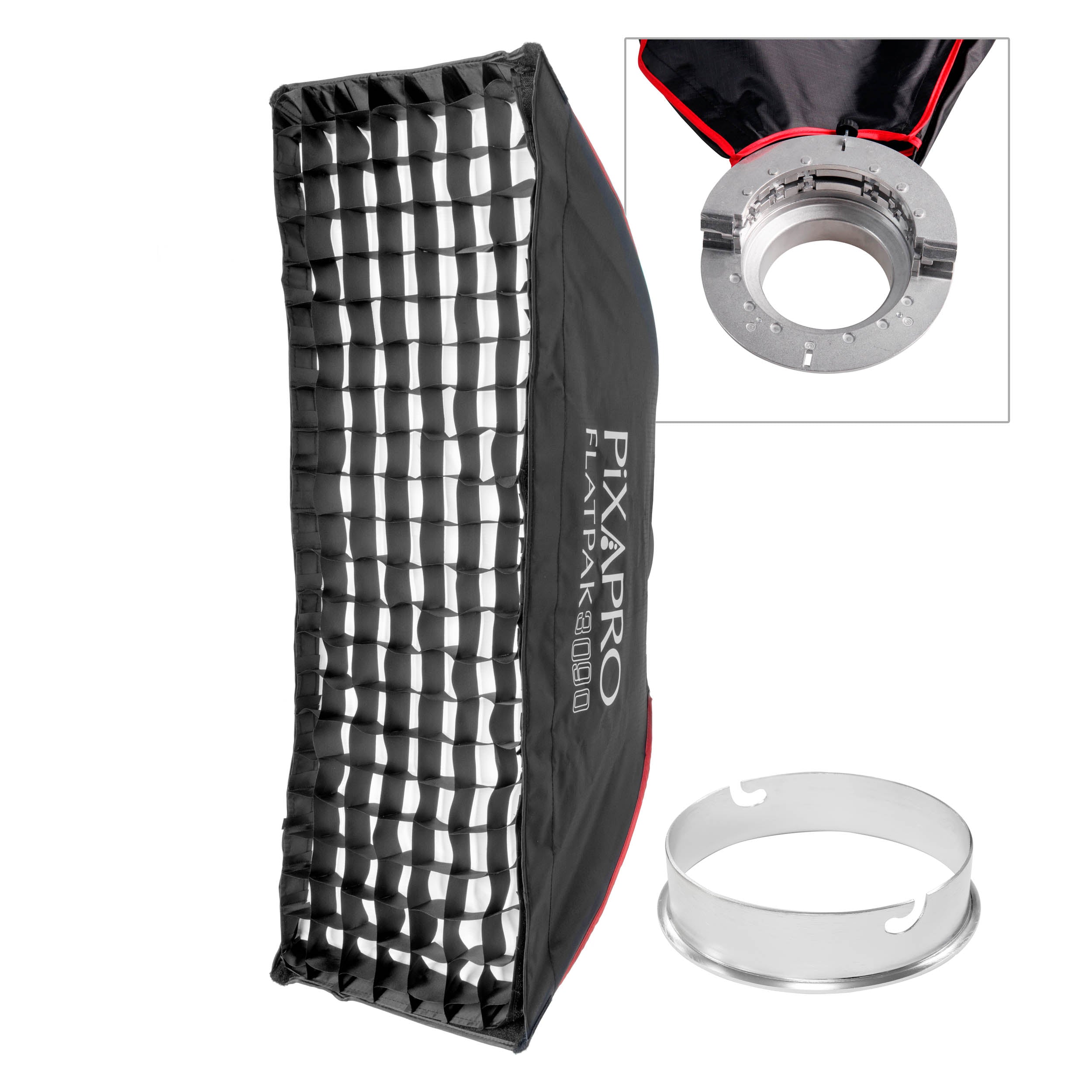 30x90cm Easy Open Two Diffusion Strip FlatPak Softbox - Patented Design for Professional Photography & Video Lighting - Perfect for Studio, Portrait, and Product Shoots