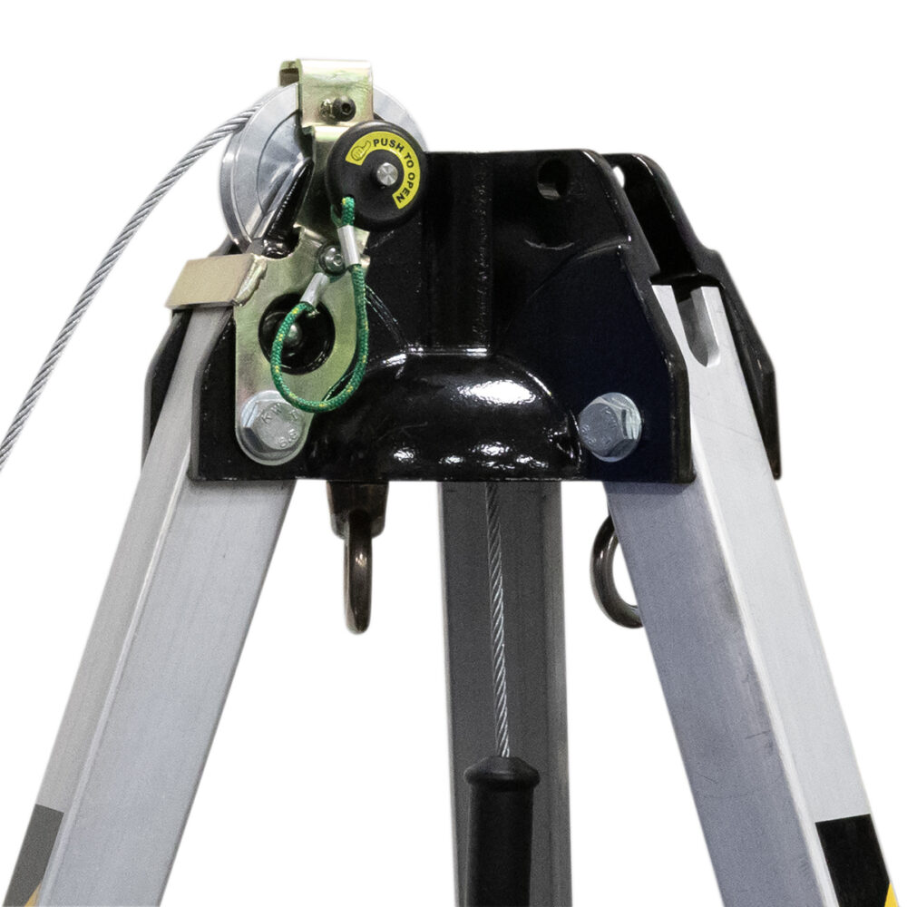 7' Adjustable Tripod Stand with 65' Winch Kit - Heavy Duty Aluminum Alloy for Hunting, Photography & Outdoor Activities - Perfect for Tree Stands, Camera Mounts & Gear Support