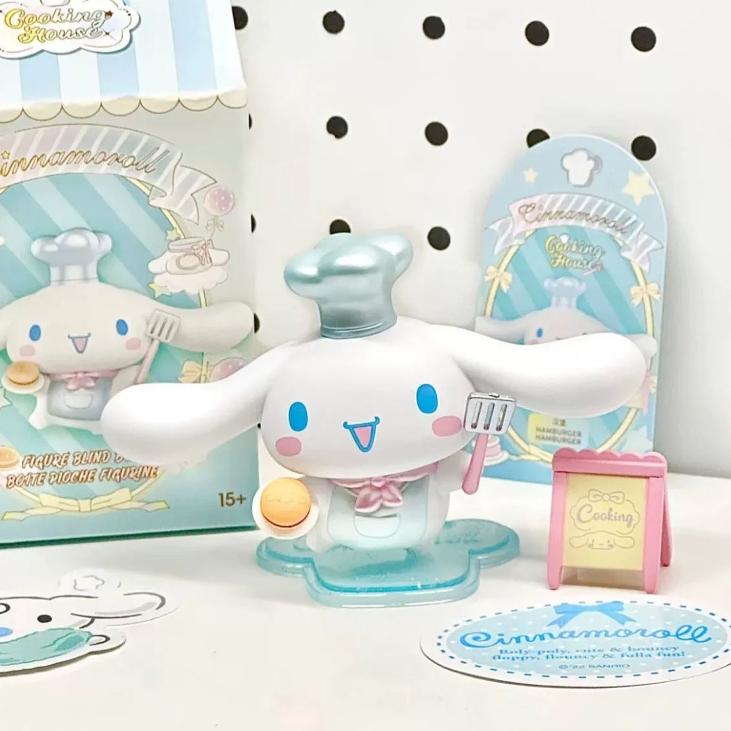 Sanrio Cinnamoroll Cooking House Series Blind Box Toy - Cute Collectible Figure for Anime Fans, Home Decor, and Gift Giving