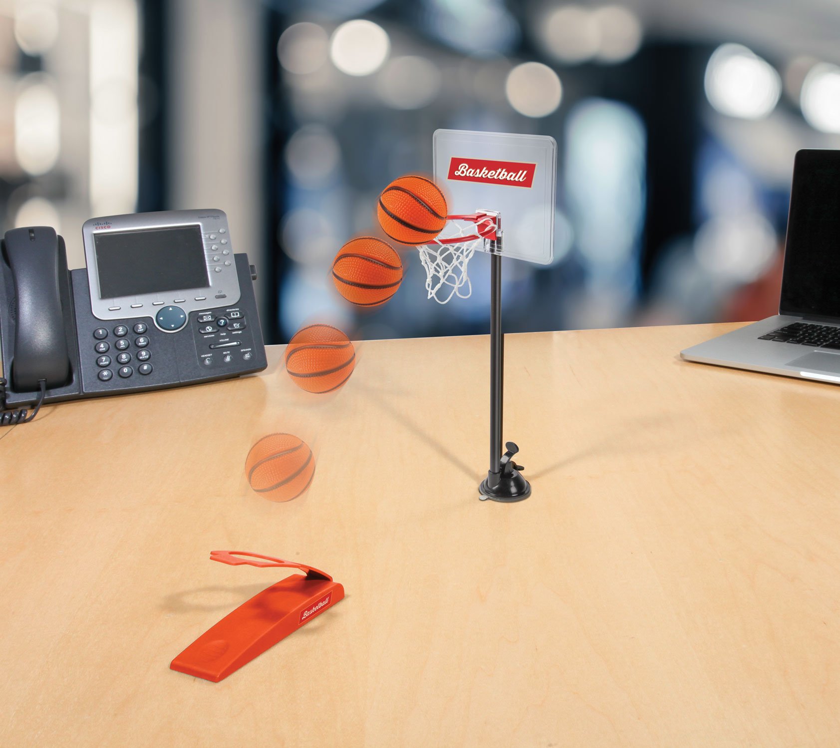Mini Desktop Basketball Game for Adults - Fun Tabletop Basketball Toy, Office Desk Games for Stress Relief & Relaxation | Perfect Gift for Basketball Fans & Coworkers