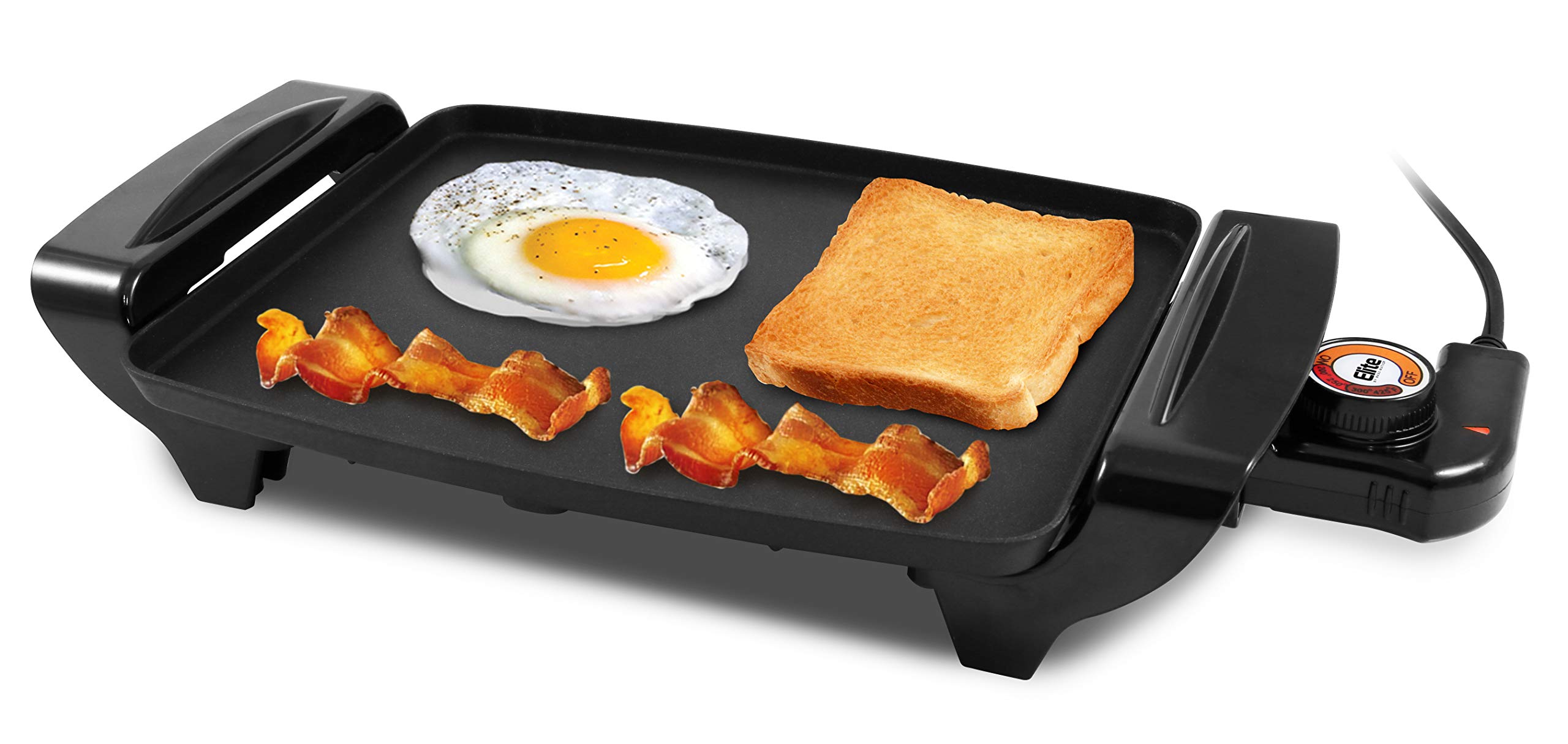 Elite Gourmet EGR2722A Electric Griddle - 10.5