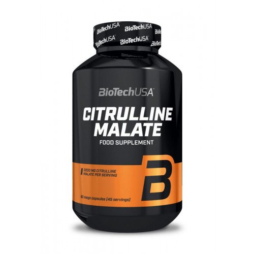 BioTechUSA Citrulline Malate 90 Capsules - Premium Workout Supplement for Muscle Endurance & Recovery - Ideal for Athletes & Fitness Enthusiasts