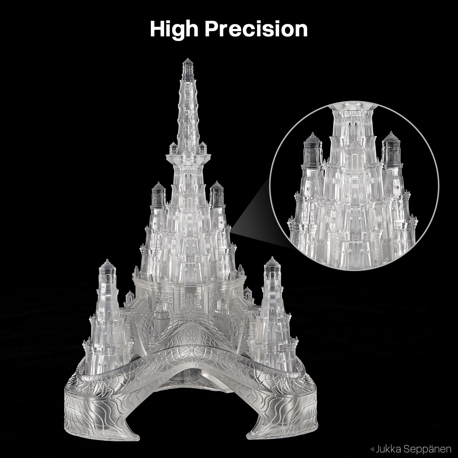 ELEGOO Upgraded ABS-Like Resin 3.0 - 405nm UV-Curing 3D Printer Resin with High Precision, Low Shrinkage, Enhanced Strength & Toughness - 2000g Translucent Photopolymer Resin for LCD Printers - Perfect for Miniatures, Jewelry & Engineering Prototypes