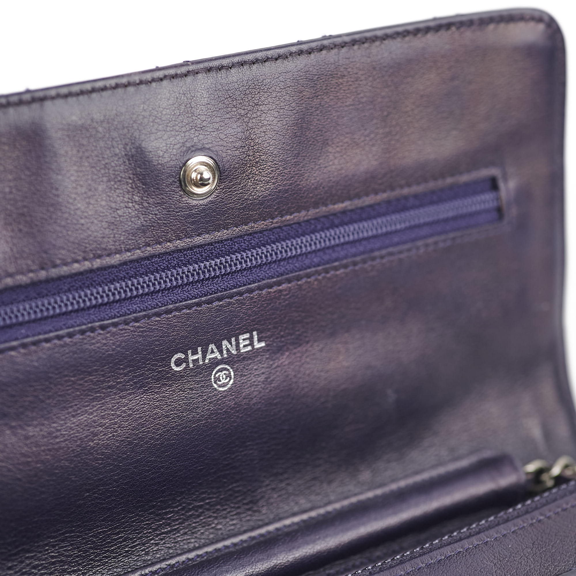 Chanel Reissue Patent Leather Wallet On Chain WOC in Purple - Luxury Crossbody Bag for Women, Perfect for Evening Events & Date Nights