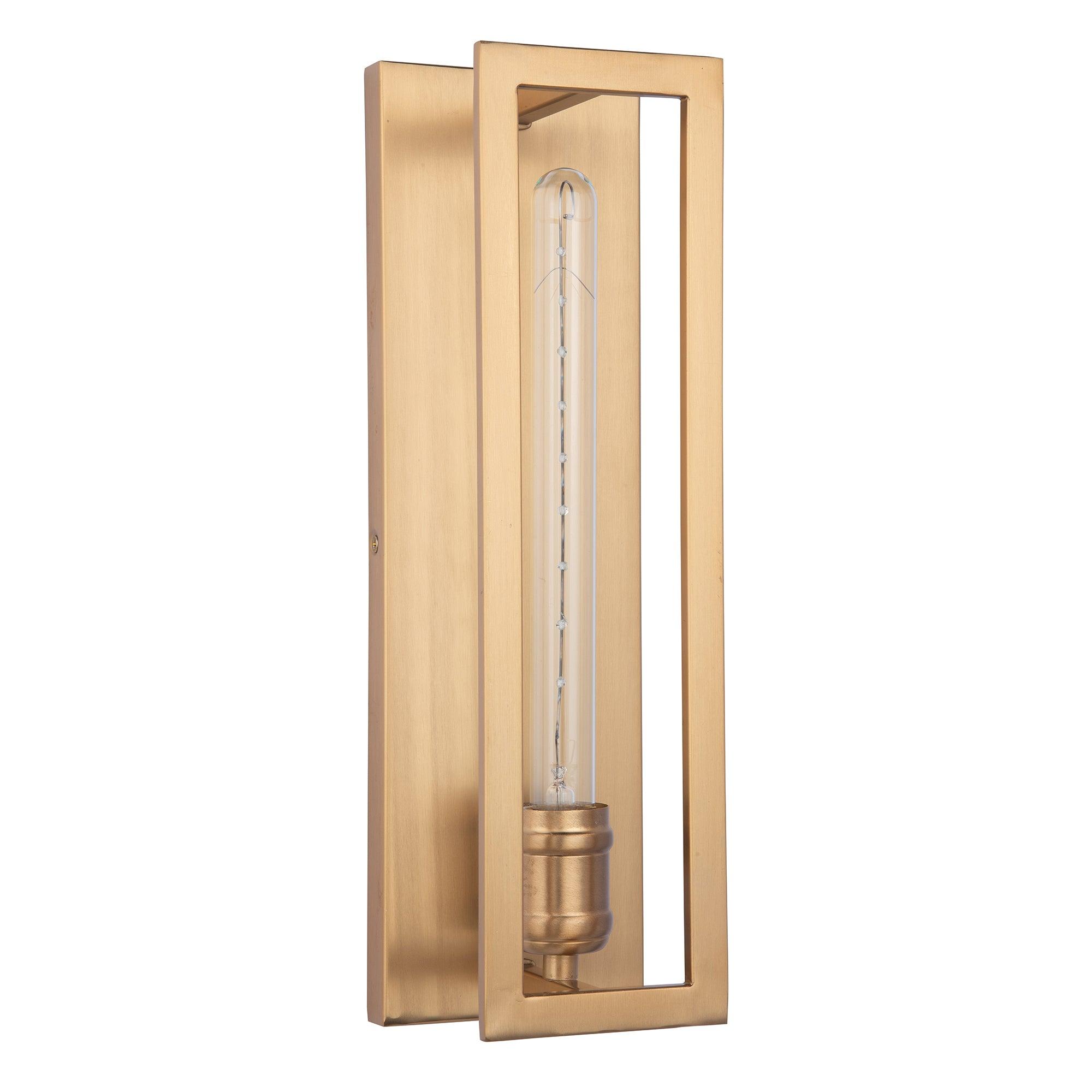 Adelman Gold 1 Light Decorative Dimmable Wall Sconce - Elegant Lighting for Bedroom, Hallway & Living Room
