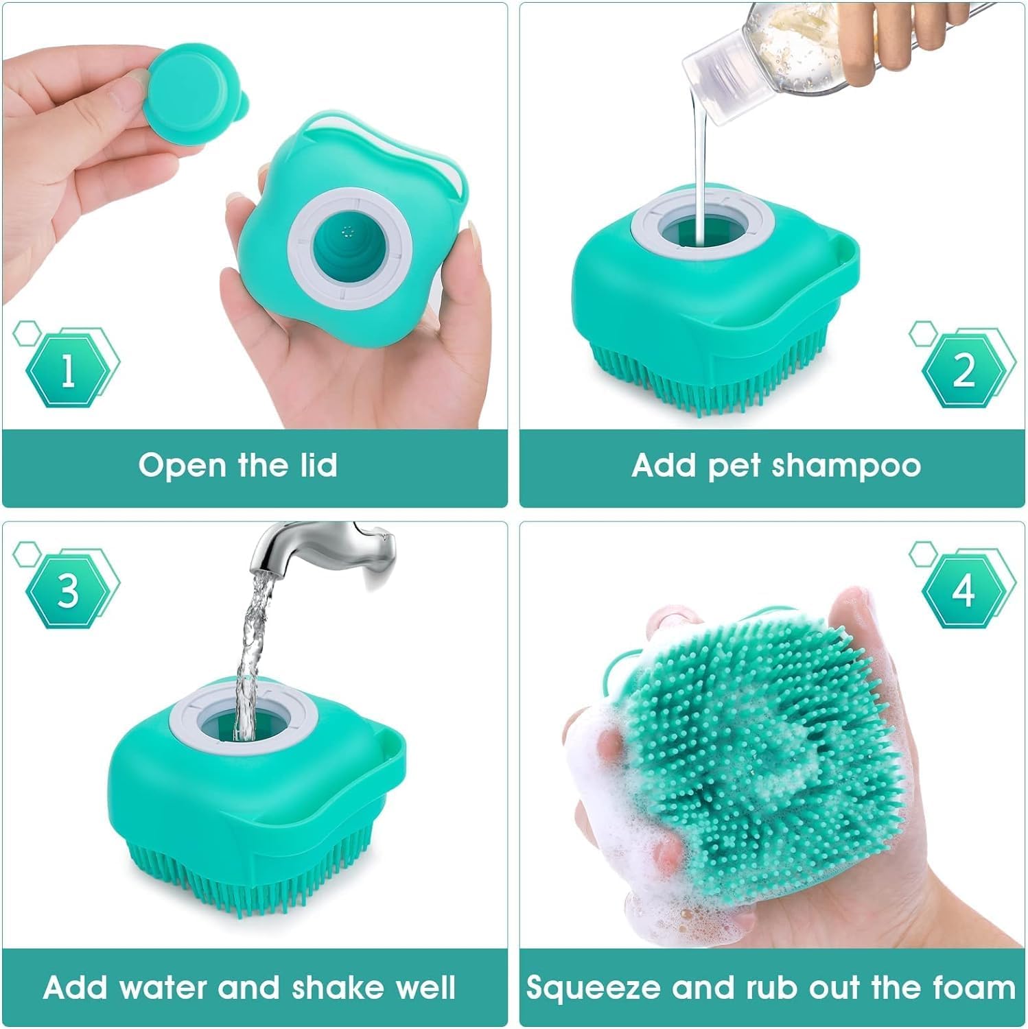 **Reusable Silicone Body Scrubber & Massage Bath Brush - Soft Shower Sponge with Liquid Soap Dispenser for Men, Women & Kids - Exfoliating Loofah for Smooth Skin (Multicolor) - Perfect for Spa, Shower & Bath Relaxation**
