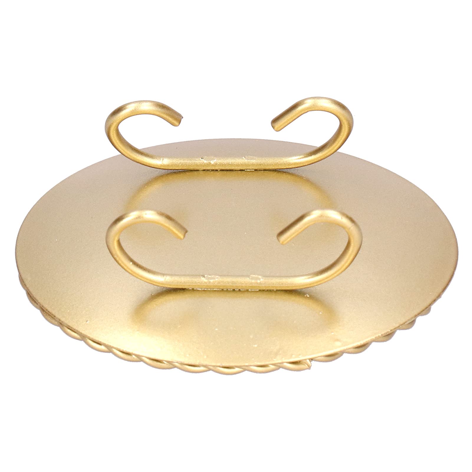 FIYO Golden Jewelry Storage Tray - Geometric Organizer for Necklaces & Crafts | Home & Desktop Decor