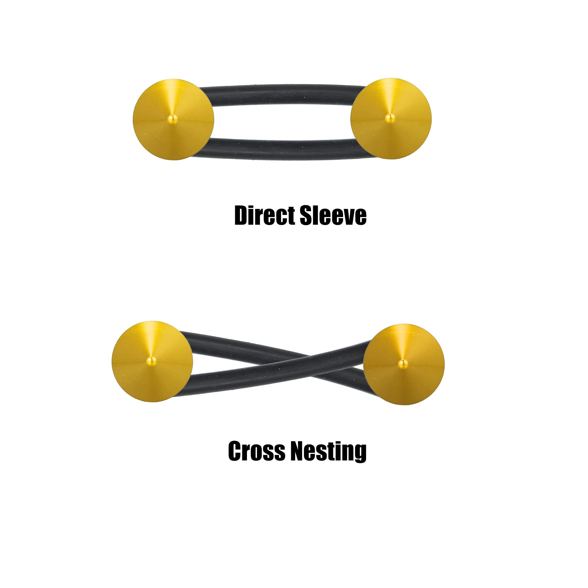 X AUTOHAUX 4-Pack Universal Quick Release Bumper Clips - Gold Tone Umbrella Style Fasteners for Front & Rear Bumpers | Perfect for Car Repair, Auto Detailing & Bumper Replacement