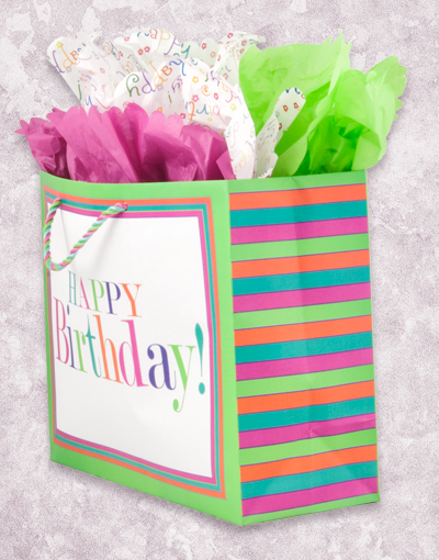 Vibrant Framed Birthday Gift Bags - Premium Party Favor Pouches for Birthdays, Baby Showers & Special Occasions - Perfect for Gift Wrapping, Party Decorations & Event Favors