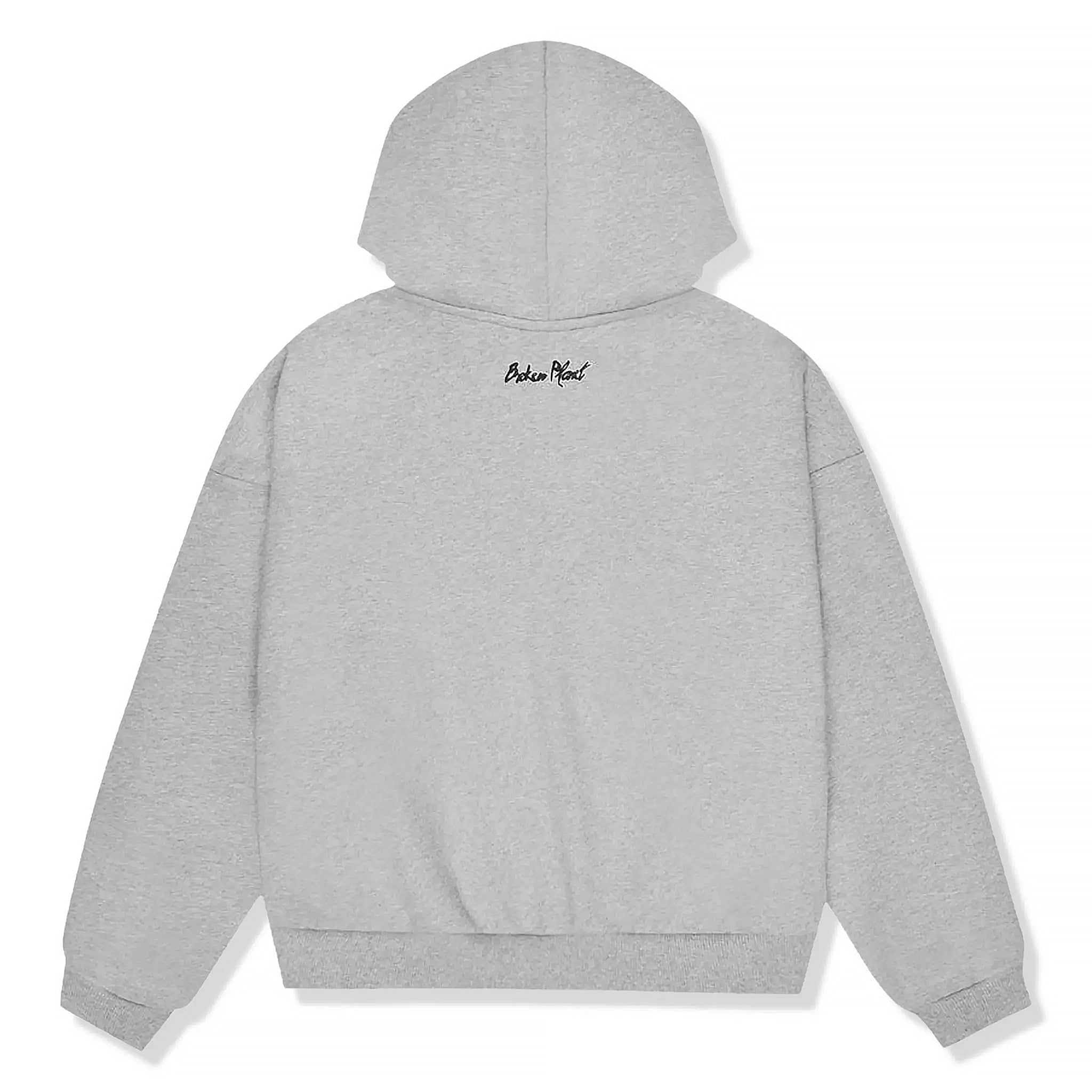 Broken Planet Sun Heather Grey Zip Up Hoodie for Men & Women - Stylish Casual Pullover with Front Pocket - Perfect for Streetwear, Gym, and Everyday Wear