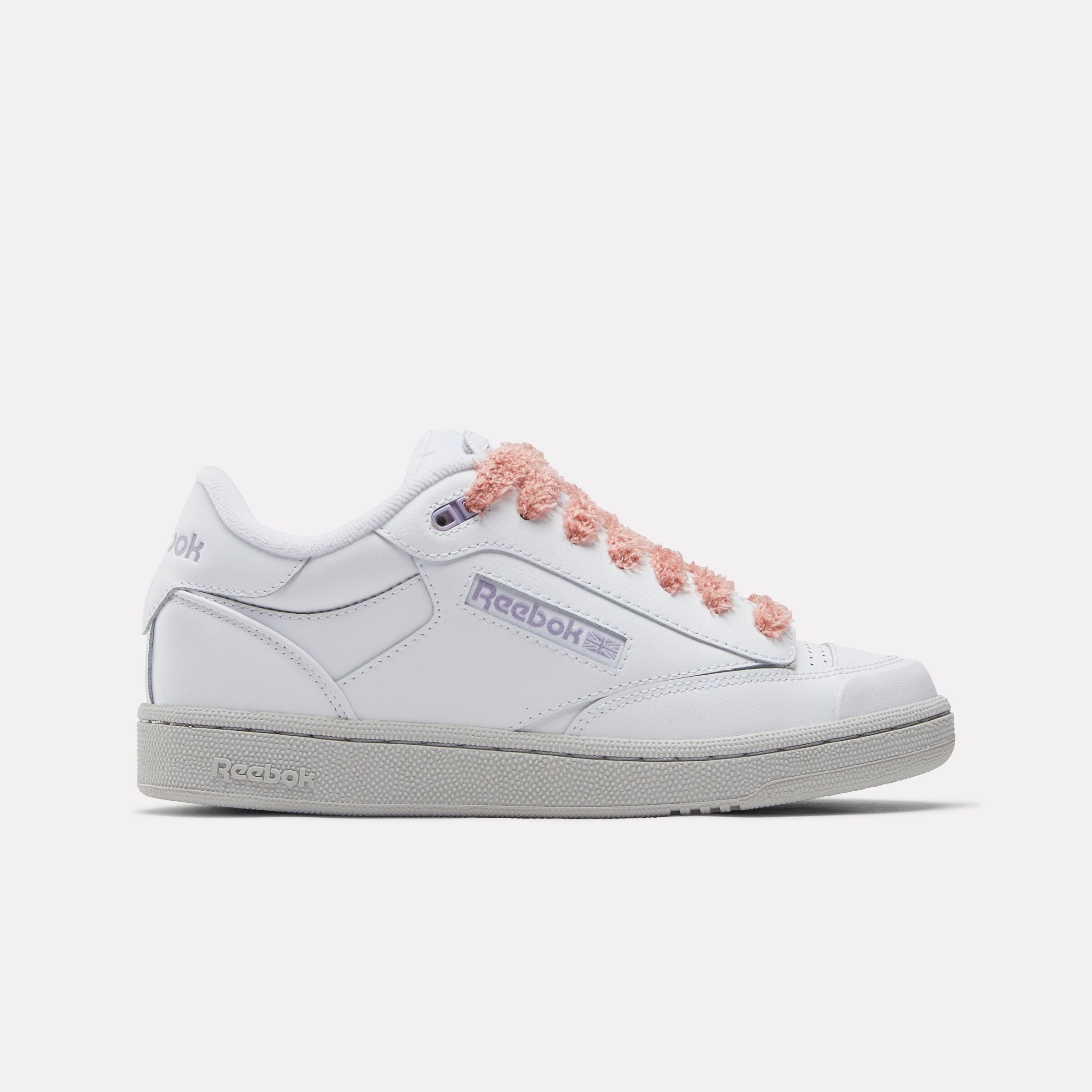Reebok Club C Vintage Sneakers - White/White/Dusk Purple | Classic Retro Tennis Shoes for Men & Women | Perfect for Casual Wear, Gym & Street Style