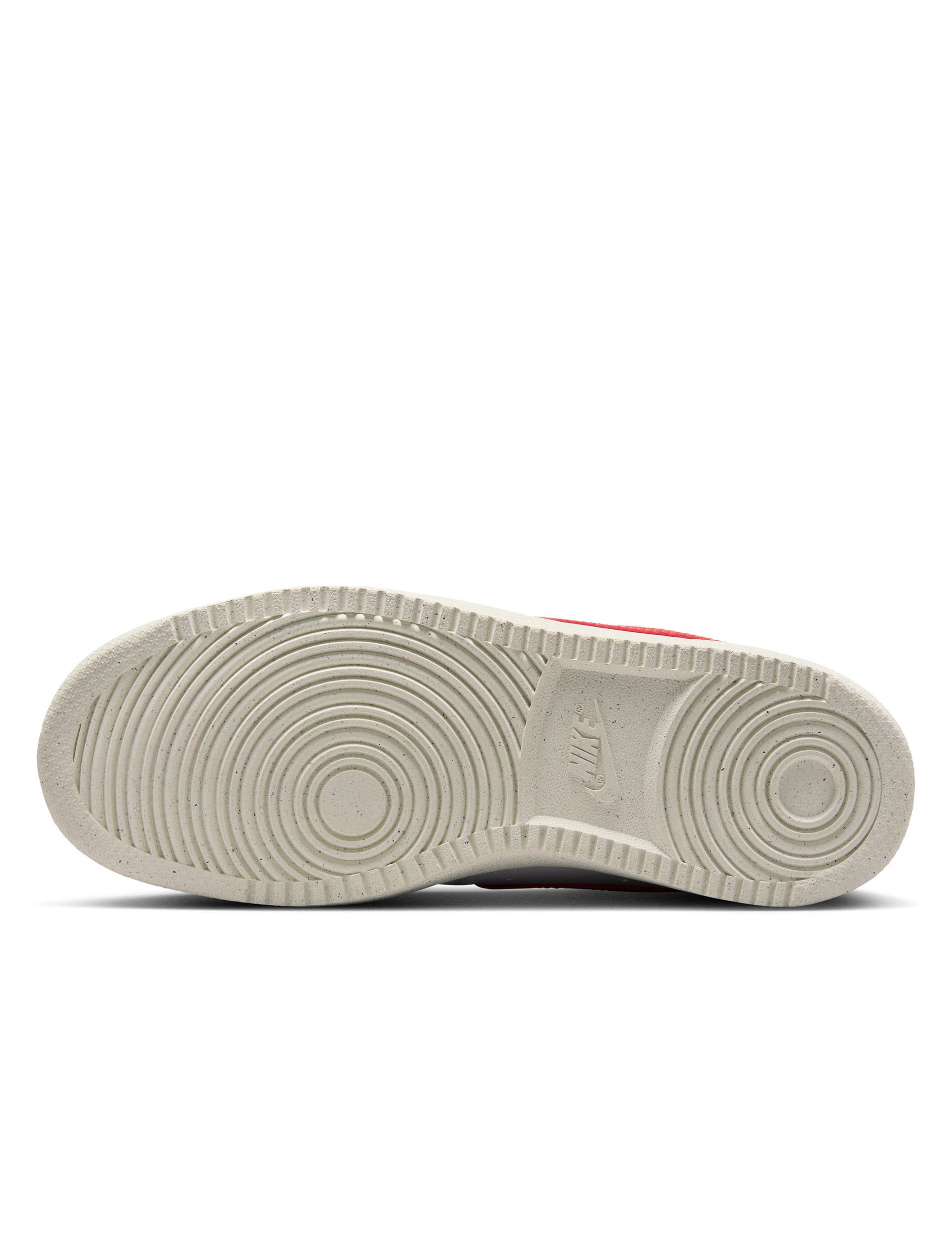 Nike Court Vision Low Next Nature Sneakers - White/Magic Ember/Sail | Eco-Friendly Basketball & Casual Shoes for Men | Perfect for Streetwear, Gym & Everyday Wear