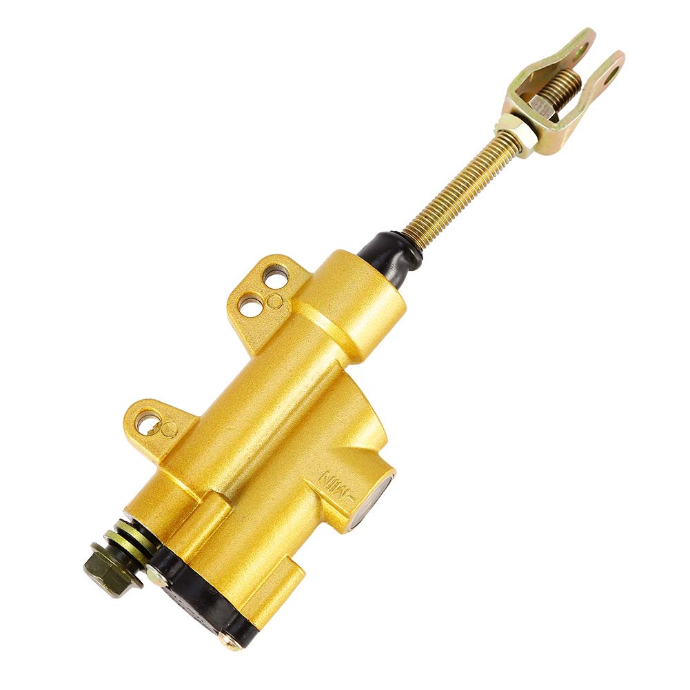 Motorcycle Dirt Bike Quad ATV Rear Foot Brake Master Cylinder - High Performance Braking System for Off-Road & Sport Bikes (Perfect for Trail Riding, Motocross & Adventure Racing)
