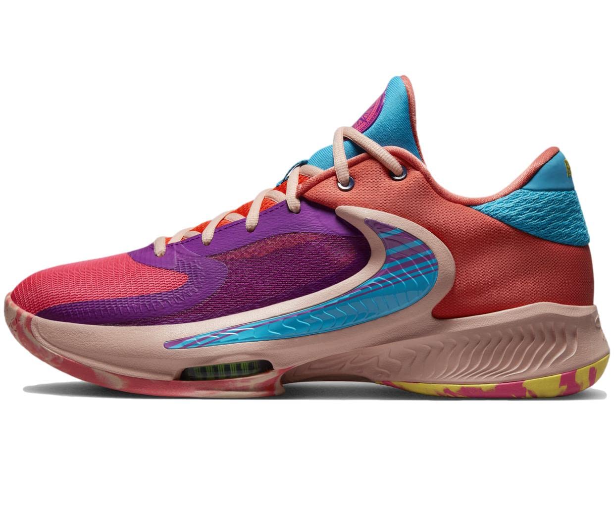 Nike Men's Freak 4 Basketball Shoes - High-Performance Basketball Sneakers for Men - Ideal for Indoor & Outdoor Court Play, Training, and Streetwear Fashion