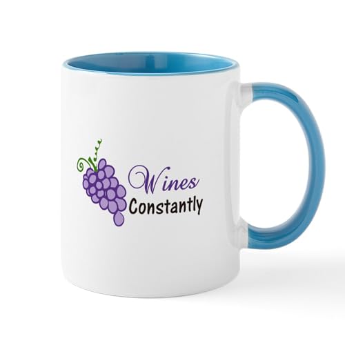 White/Blue Inside - Wines Constantly Mugs