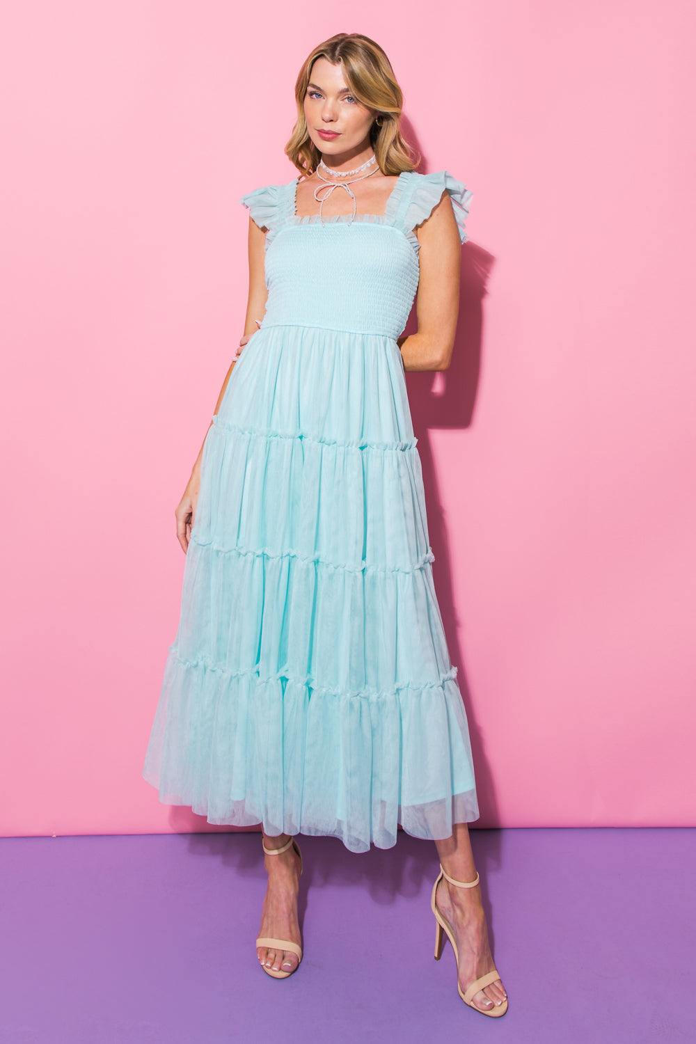 Stylish COMEBACK BABY MESH MIDI DRESS for Women - Flowy Summer Dress for Beach, Party & Casual Wear