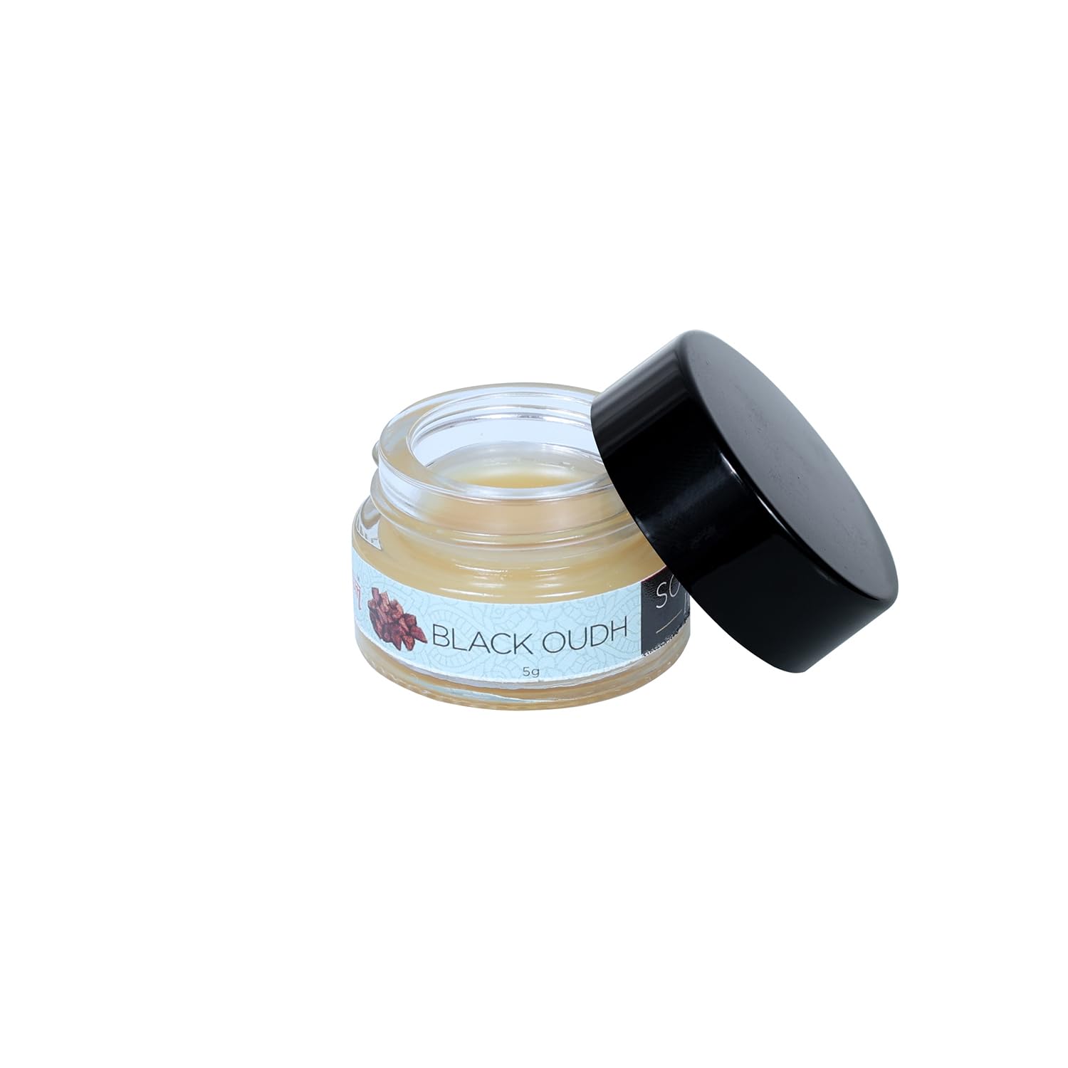 Premium Solid Wax Perfume - Black Oudh 5g | Long-Lasting Unisex Fragrance | Alcohol-Free with Beeswax & Natural Essences | Travel-Friendly Compact Size | Perfect Gift for Men & Women | Ideal for Travel, Office, and Special Occasions