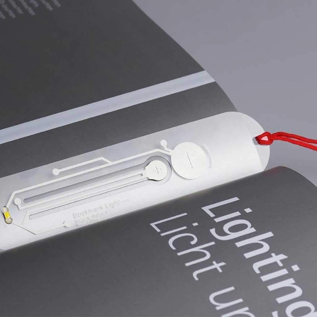 LED Desk Lamp for Office & Reading - Portable Night Light with 4000K Eye-Care, 72H Battery Life - Thin Transparent Bookmark Design - Perfect for Bookworms, Kids Bedside, Study Table & Late-Night Reading